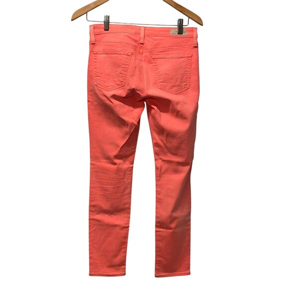 AG Adriano Goldschmied Stevie Ankle Slim Straight Leg Jeans Orange 26R - Picture 2 of 9